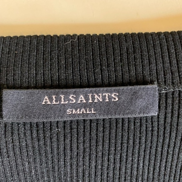 All Saints Suke Asymmetrical Sweater Dress - Picture 4 of 5